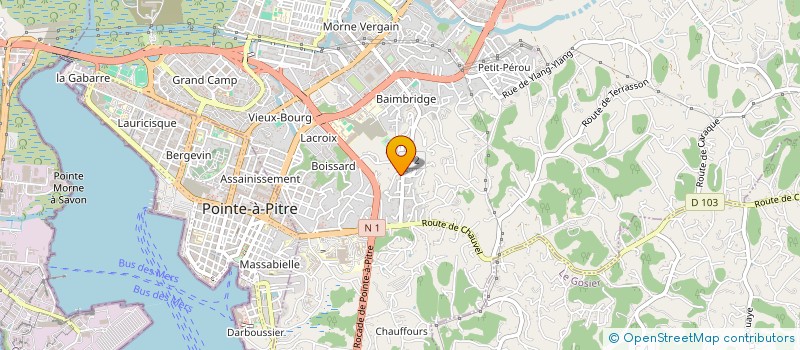 localisation de l'entreprise ASSOCIATION BLISS à LES ABYMES