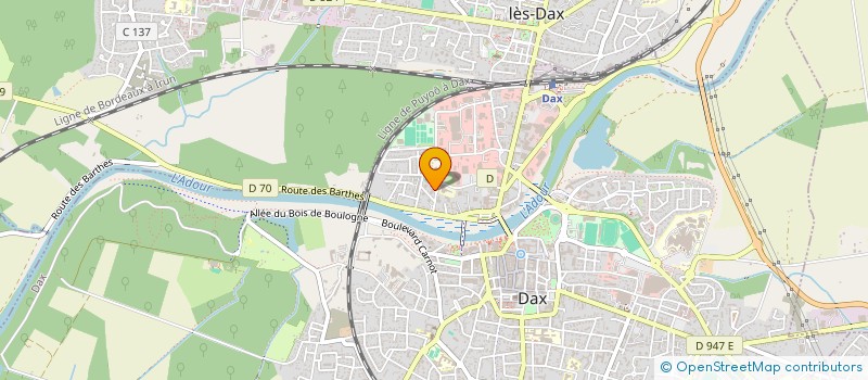 localisation de l'entreprise ASSOCIATION BLOC VO à DAX