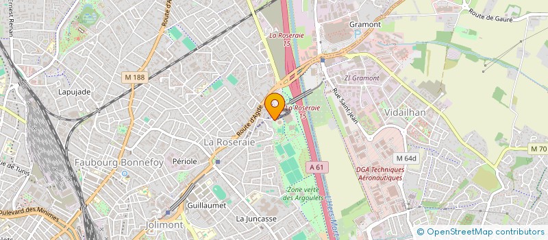 localisation de l'entreprise ASSOCIATION BLUE COFFEE  TOULOUSE