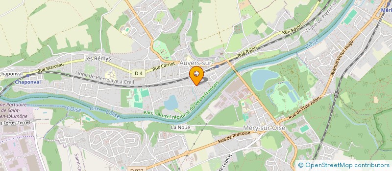 localisation de l'entreprise ASSOCIATION BLUETONE  AUVERS-SUR-OISE