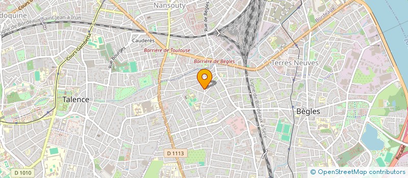 localisation de l'entreprise ASSOCIATION BOBOYAKA  BEGLES