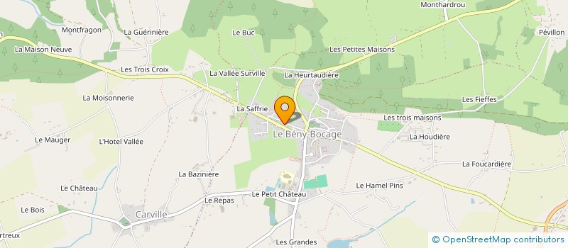 localisation de l'entreprise ASSOCIATION BOCAINE DE COORDINATION  SOULEUVRE EN BOCAGE