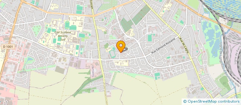 localisation de l'entreprise ASSOCIATION BOIS DE VIE  AMIENS