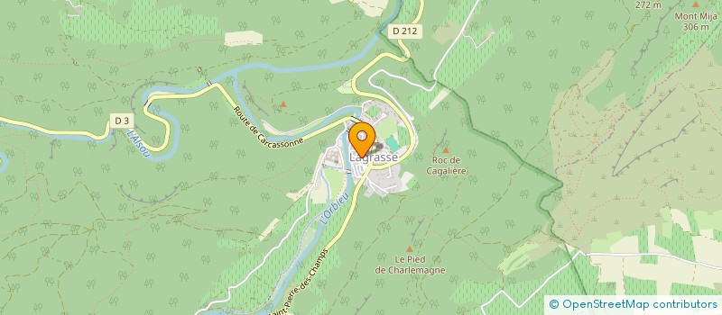 localisation de l'entreprise ASSOCIATION BOL D'AIR  LAGRASSE