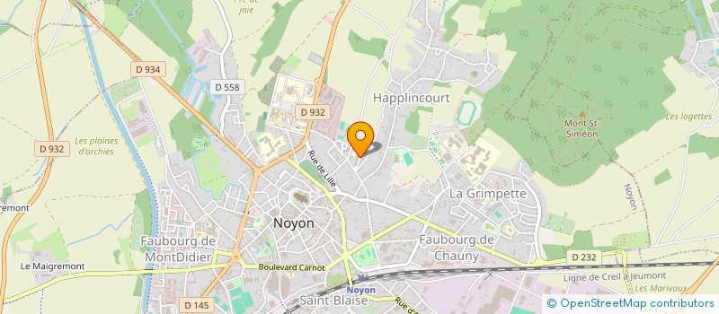 localisation de l'entreprise ASSOCIATION BOLINGO  NOYON