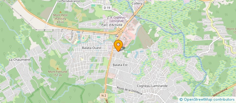 localisation de l'entreprise ASSOCIATION BON LAKAY  MATOURY