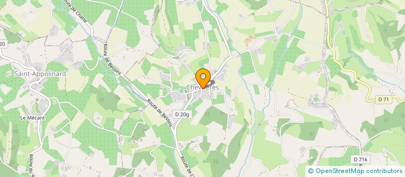 localisation de l'entreprise ASSOCIATION BONGO MEDIA  CHEVRIERES