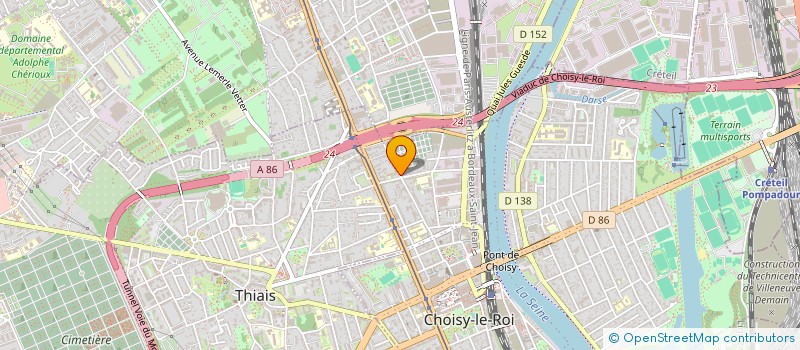 localisation de l'entreprise ASSOCIATION BONHEUR-A-CHOISY à CHOISY-LE-ROI