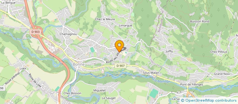 localisation de l'entreprise ASSOCIATION BONNE CHANCE  BONNE