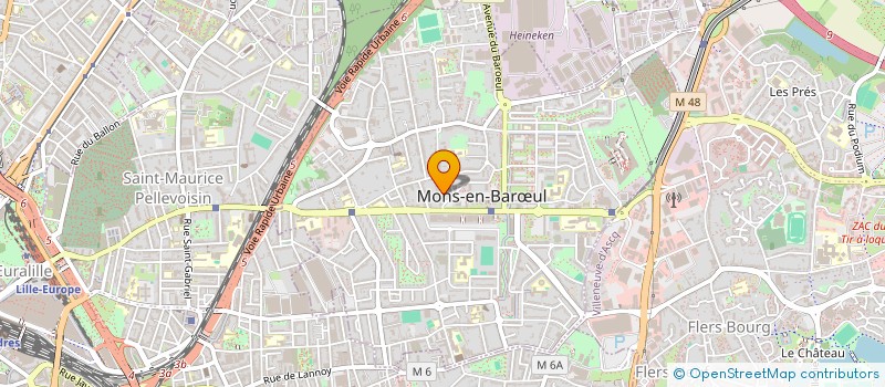localisation de l'entreprise ASSOCIATION BONZIMAJ à MONS-EN-BARŒUL