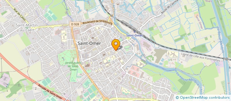 localisation de l'entreprise ASSOCIATION BOOM-RANG  SAINT-OMER