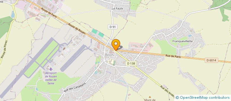 localisation de l'entreprise ASSOCIATION BOOS PASSION YOGA  BOOS