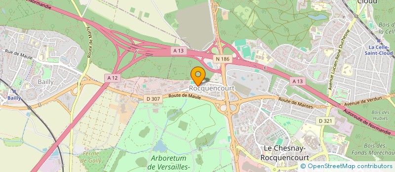 localisation de l'entreprise ASSOCIATION BOOST CHURCH FRANCE  LE CHESNAY-ROCQUENCOURT