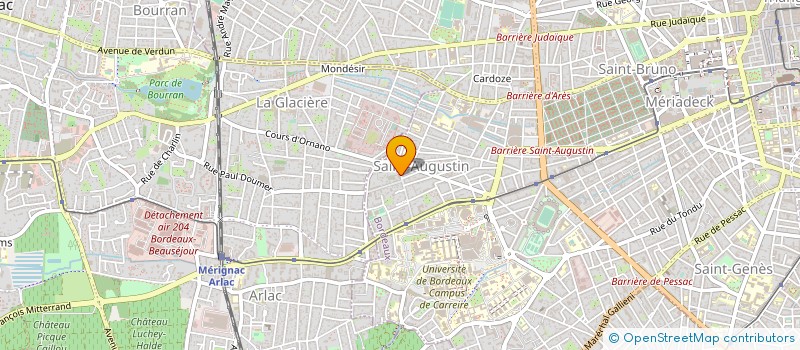 localisation de l'entreprise ASSOCIATION BORDEAUX PROMO BASKET à BORDEAUX