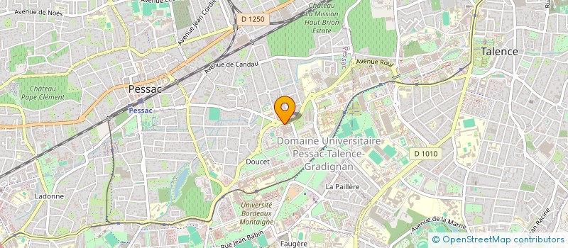 localisation de l'entreprise ASSOCIATION BORDELAISE DE CRITALLOGRAPHIE à PESSAC