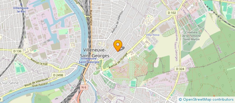 localisation de l'entreprise ASSOCIATION BORDER LINES  VILLENEUVE-SAINT-GEORGES