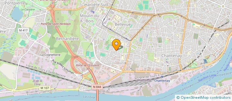 localisation de l'entreprise ASSOCIATION BORO à NANTES