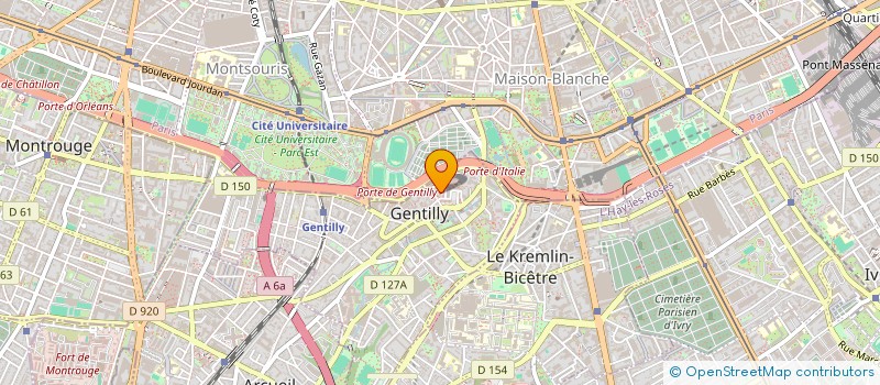 localisation de l'entreprise ASSOCIATION BOSNIEN EN FRANCE à GENTILLY