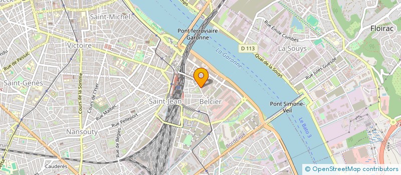 localisation de l'entreprise ASSOCIATION BOSTON MAAWINA PIKING  BORDEAUX