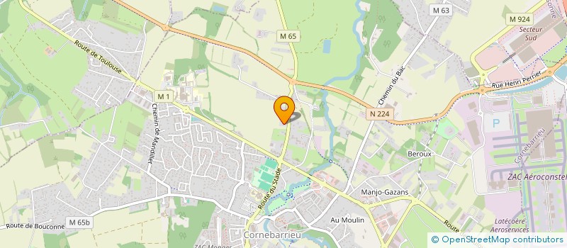 localisation de l'entreprise ASSOCIATION BOUDDHIQUE DE TOULOUSE - PAGODE QUANG DUC  CORNEBARRIEU