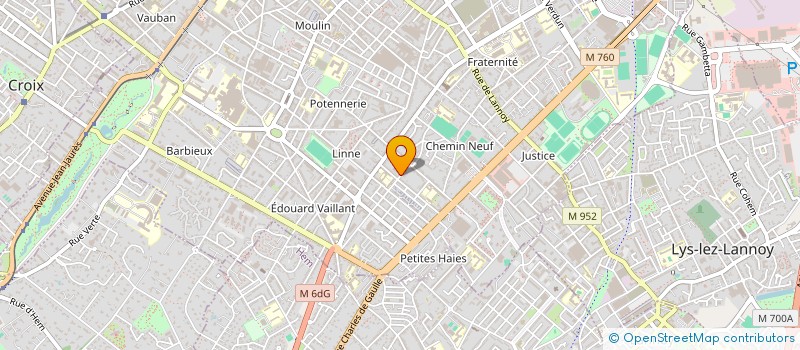 localisation de l'entreprise ASSOCIATION BOUDDHIQUE THERAVADA  ROUBAIX