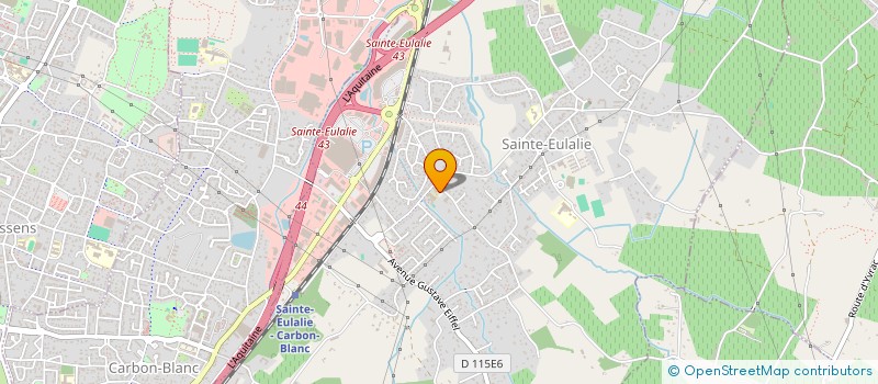 localisation de l'entreprise ASSOCIATION BOUEDINA à SAINTE-EULALIE