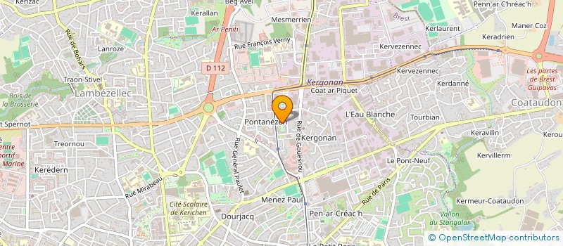 localisation de l'entreprise ASSOCIATION BOUGE TON QUARTIER à BREST