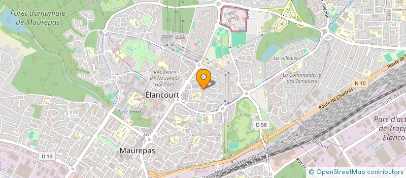 localisation de l'entreprise ASSOCIATION BOUGEONS NOUS à ELANCOURT
