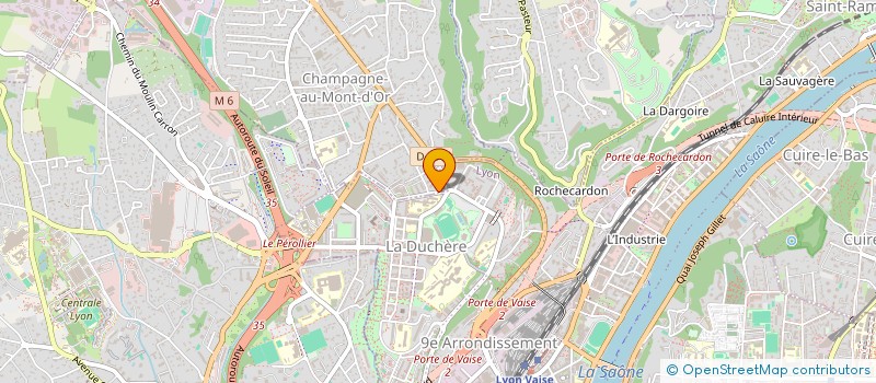 localisation de l'entreprise ASSOCIATION BOULISTE CENTRE DUCHERE  CHAMPAGNE-AU-MONT-D'OR