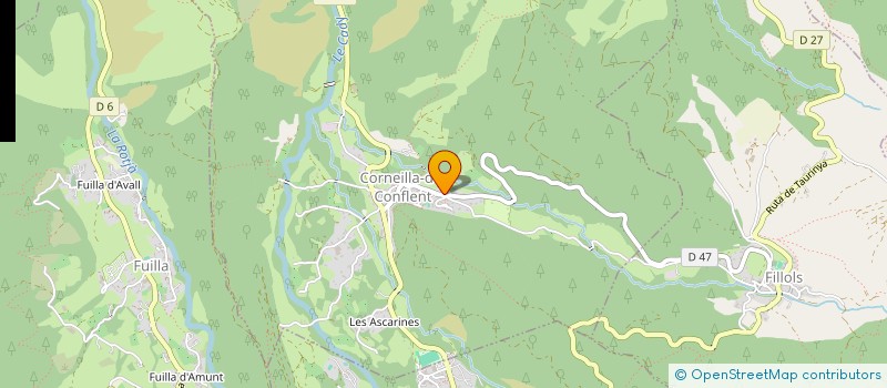 localisation de l'entreprise ASSOCIATION BOULISTE DE CORNEILLA DE CONFLENT  CORNEILLA-DE-CONFLENT