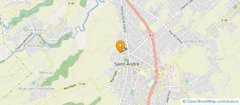 localisation de l'entreprise ASSOCIATION BOULISTE DE ST ANDRE à SAINT-ANDRE