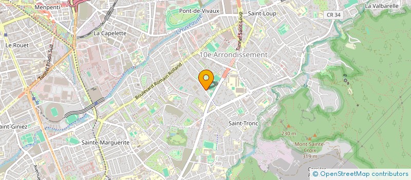 localisation de l'entreprise ASSOCIATION BOULISTE DU STADE DE LA GERMAINE à MARSEILLE