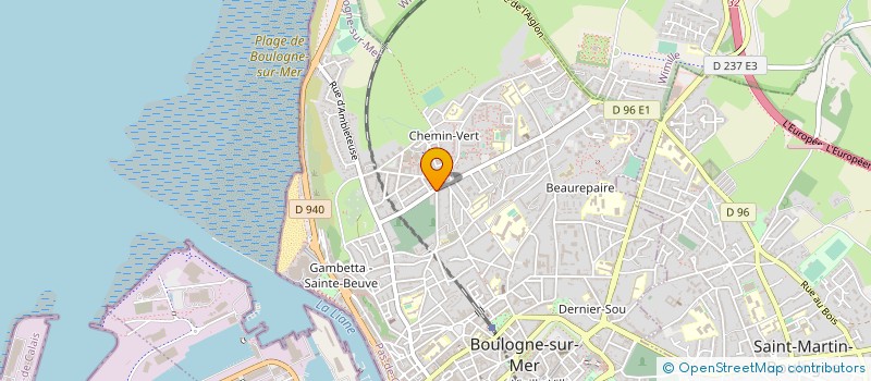 localisation de l'entreprise ASSOCIATION BOULONNAISE ALIMENTAIRE à BOULOGNE-SUR-MER