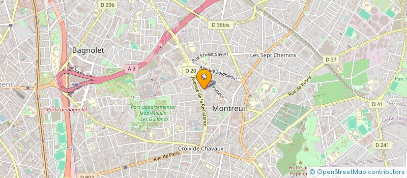 localisation de l'entreprise ASSOCIATION BOUQ LIB à MONTREUIL
