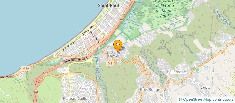 localisation de l'entreprise ASSOCIATION BOURANT'  SAINT-PAUL