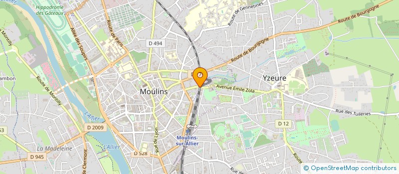 localisation de l'entreprise ASSOCIATION BOURBONNAISE D'INSERTION à MOULINS