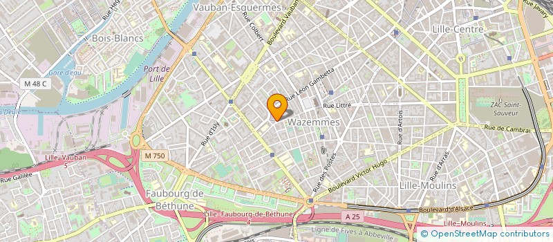 localisation de l'entreprise ASSOCIATION BOURDONNEMNTS à LILLE