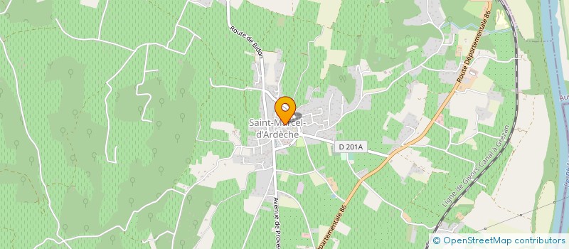 localisation de l'entreprise ASSOCIATION BOURG INITIATIVES à BOURG-SAINT-ANDEOL