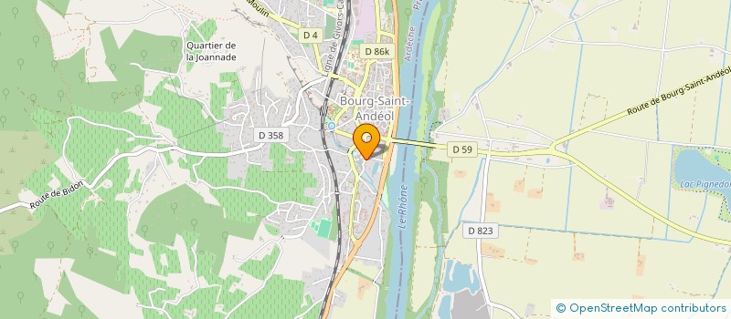 localisation de l'entreprise ASSOCIATION BOURGUESANNE POUR L'ENFANCE à BOURG-SAINT-ANDEOL