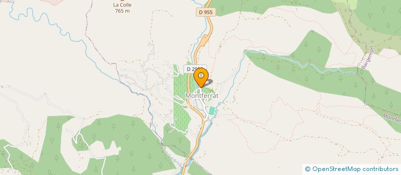 localisation de l'entreprise ASSOCIATION BOURRICOT PRODUCTIONS  MONTFERRAT