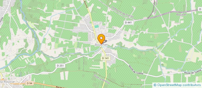 localisation de l'entreprise ASSOCIATION BOUSQUETAINE CULTURELLE POUR LA SAUVEGARDE LA VALORISATION ET LA GESTION DU PATRIMOINE  BOUCHET