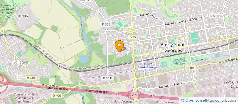 localisation de l'entreprise ASSOCIATION BOUT CHOU  BUSSY-SAINT-GEORGES