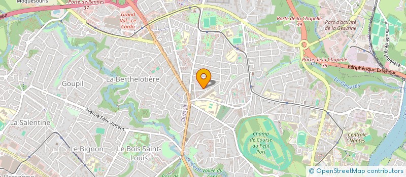 localisation de l'entreprise ASSOCIATION BOUT D GOMME à NANTES