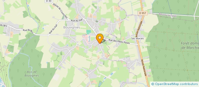 localisation de l'entreprise ASSOCIATION BOUVIGNIES DEMAIN à BOUVIGNIES