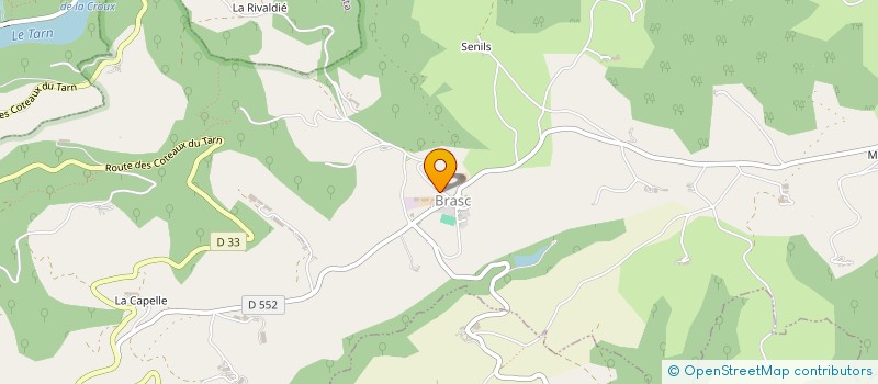 localisation de l'entreprise ASSOCIATION BRASCAISE DE PECHE, PETANQUE, BELOTE ET AUTRES.  BRASC