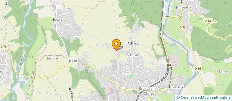 localisation de l'entreprise ASSOCIATION BRASS-CULTURE  BRASSAC-LES-MINES