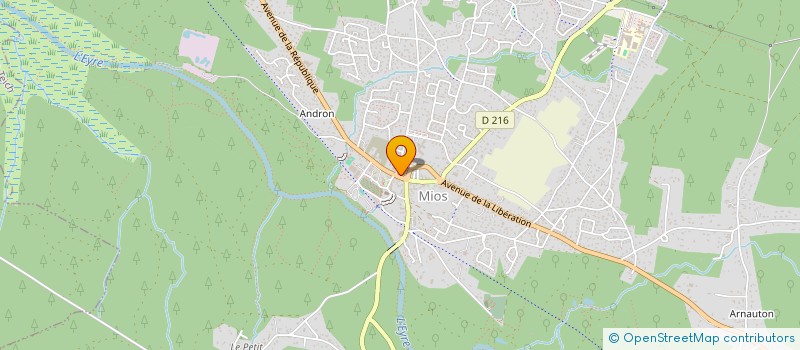 localisation de l'entreprise ASSOCIATION BRASS' DE L'EYRE  MIOS