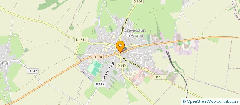 localisation de l'entreprise ASSOCIATION BRATUS  CREVECUR-LE-GRAND