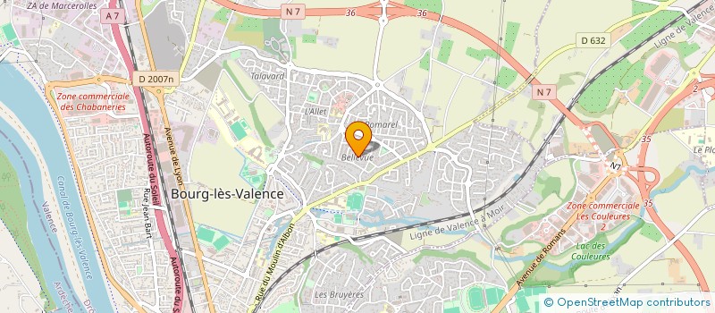 localisation de l'entreprise ASSOCIATION BREAK FAST à BOURG-LES-VALENCE