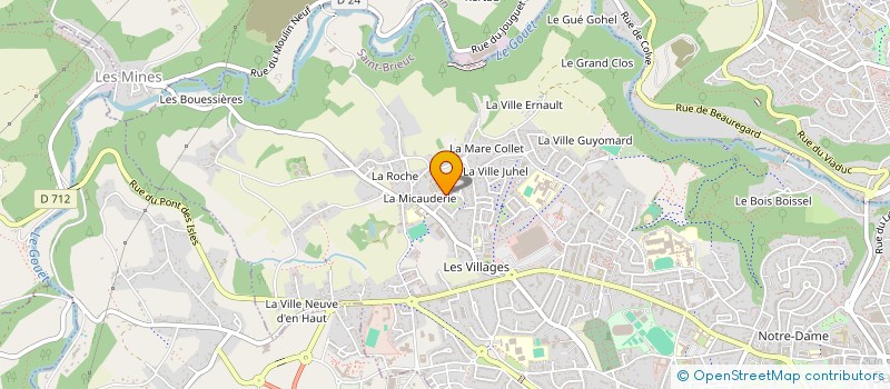localisation de l'entreprise ASSOCIATION BREIZHTUX à SAINT-BRIEUC